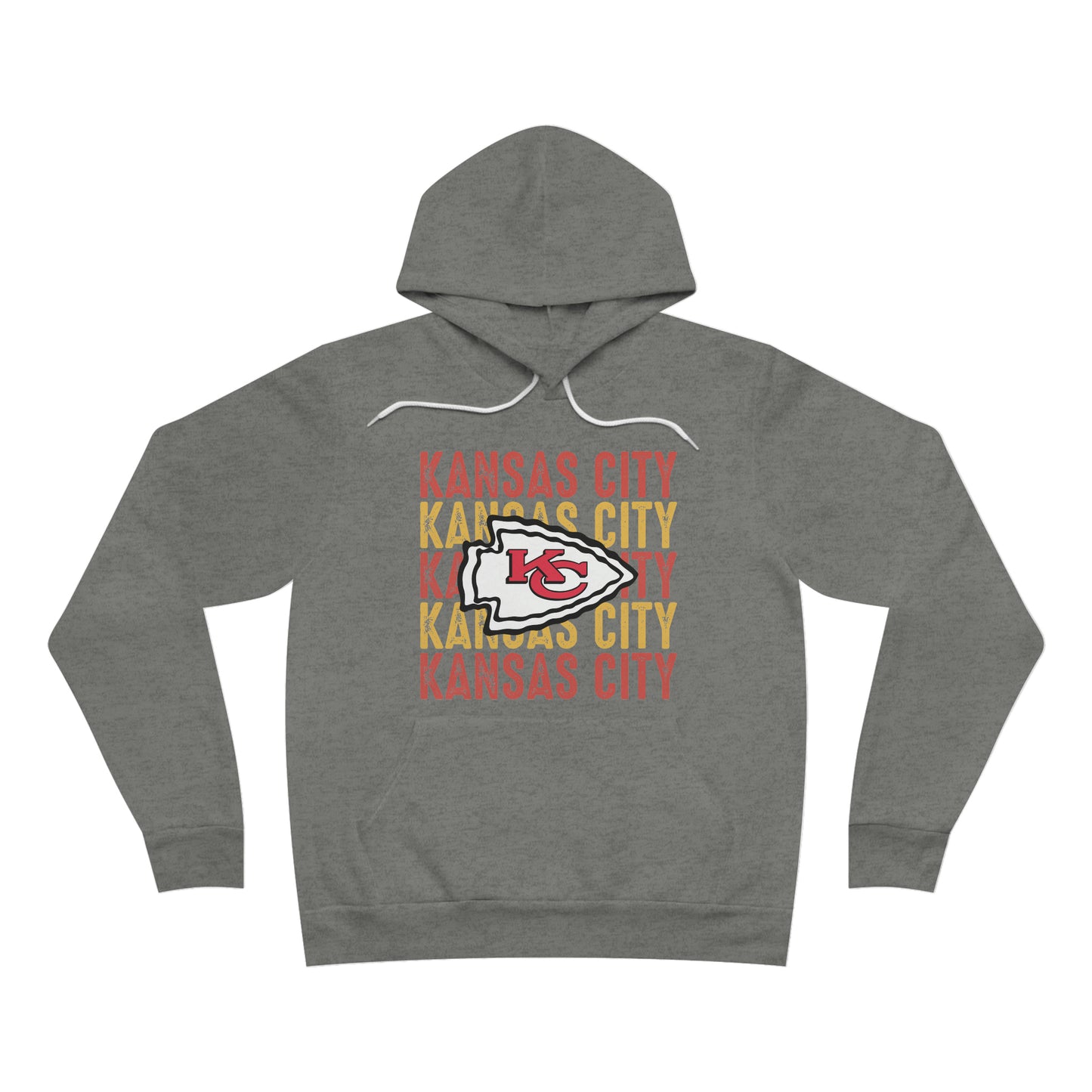Kansas Football Unisex Sponge Fleece Pullover Hoodie