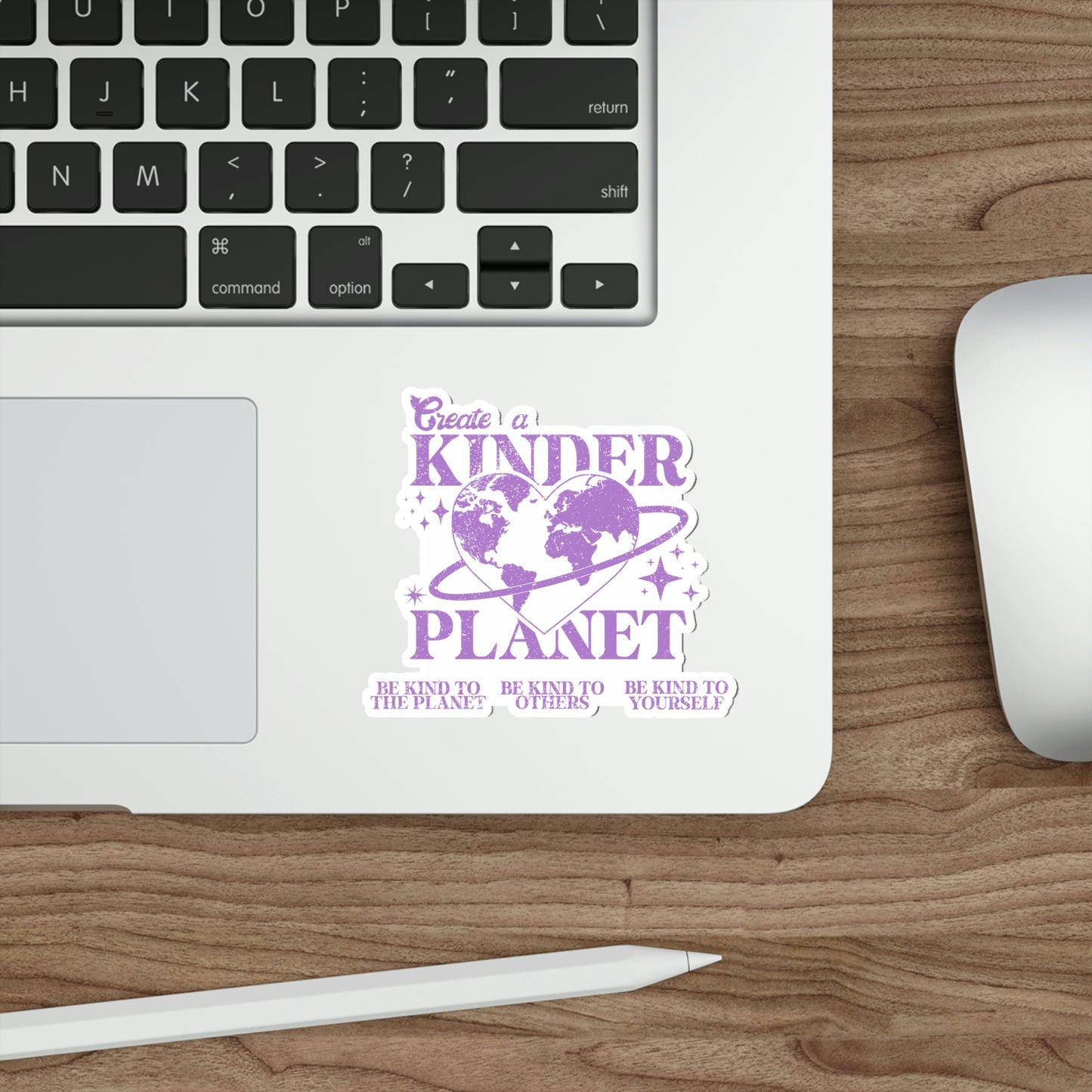 Create A Kinder Planet | Die-Cut Vinyl Stickers