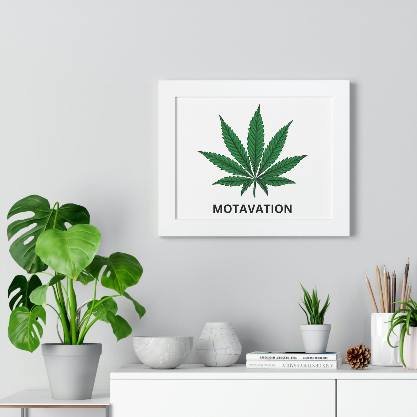 Motavation Framed Horizontal Poster