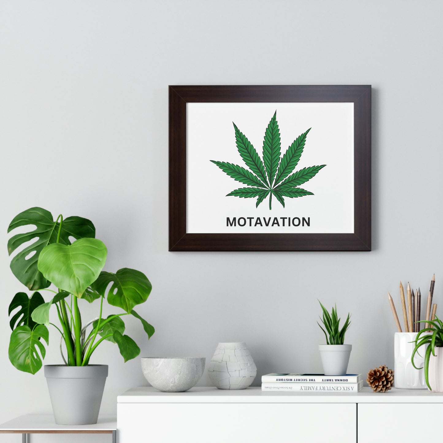 Motavation Framed Horizontal Poster