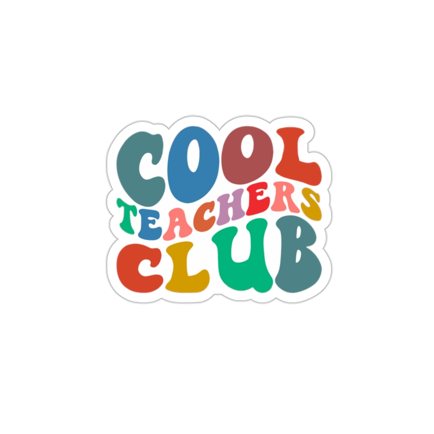 Cool Teachers Club | Die-Cut Vinyl Stickers