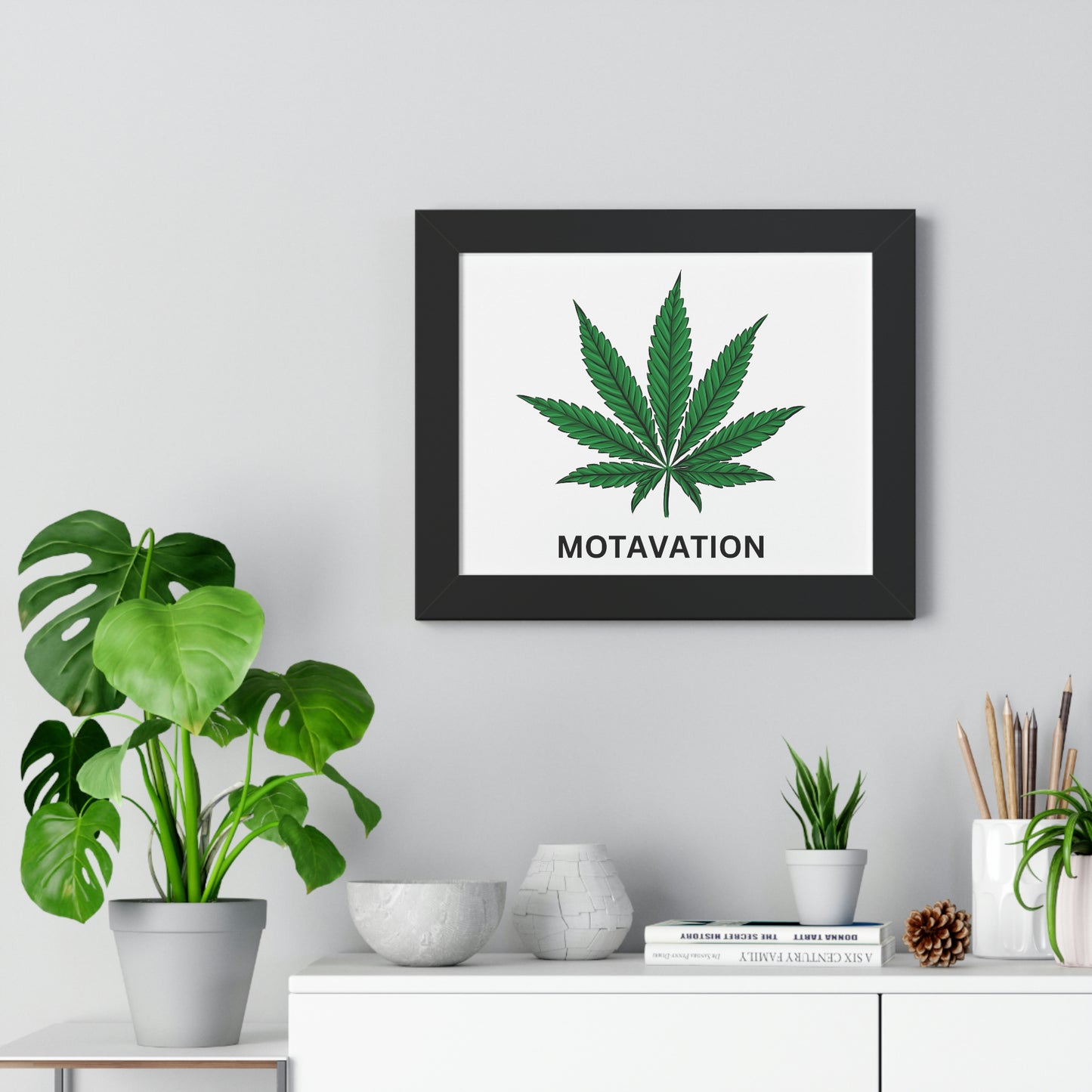 Motavation Framed Horizontal Poster