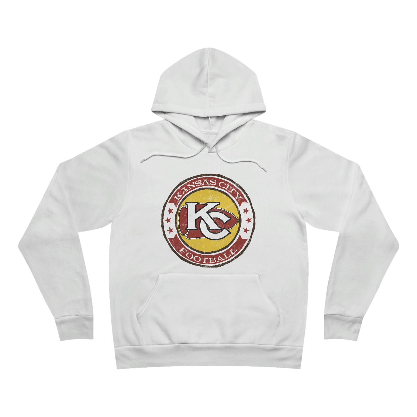 Kansas Football Unisex Sponge Fleece Pullover Hoodie