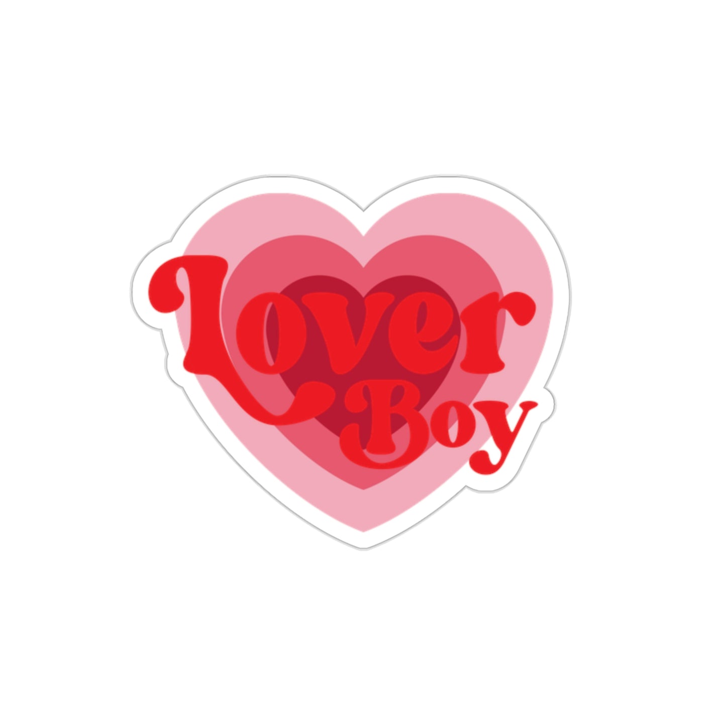 Lover Boy | Die-Cut Vinyl Stickers