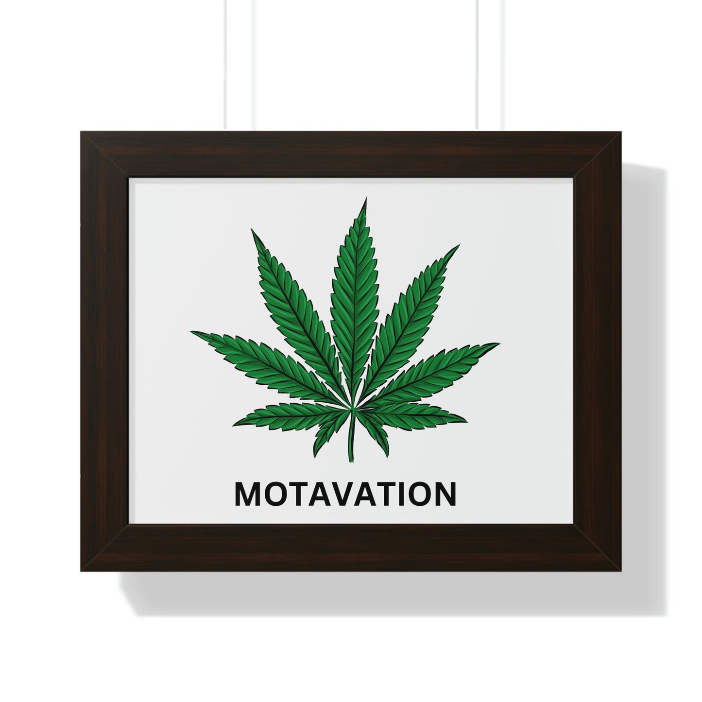 Motavation Framed Horizontal Poster