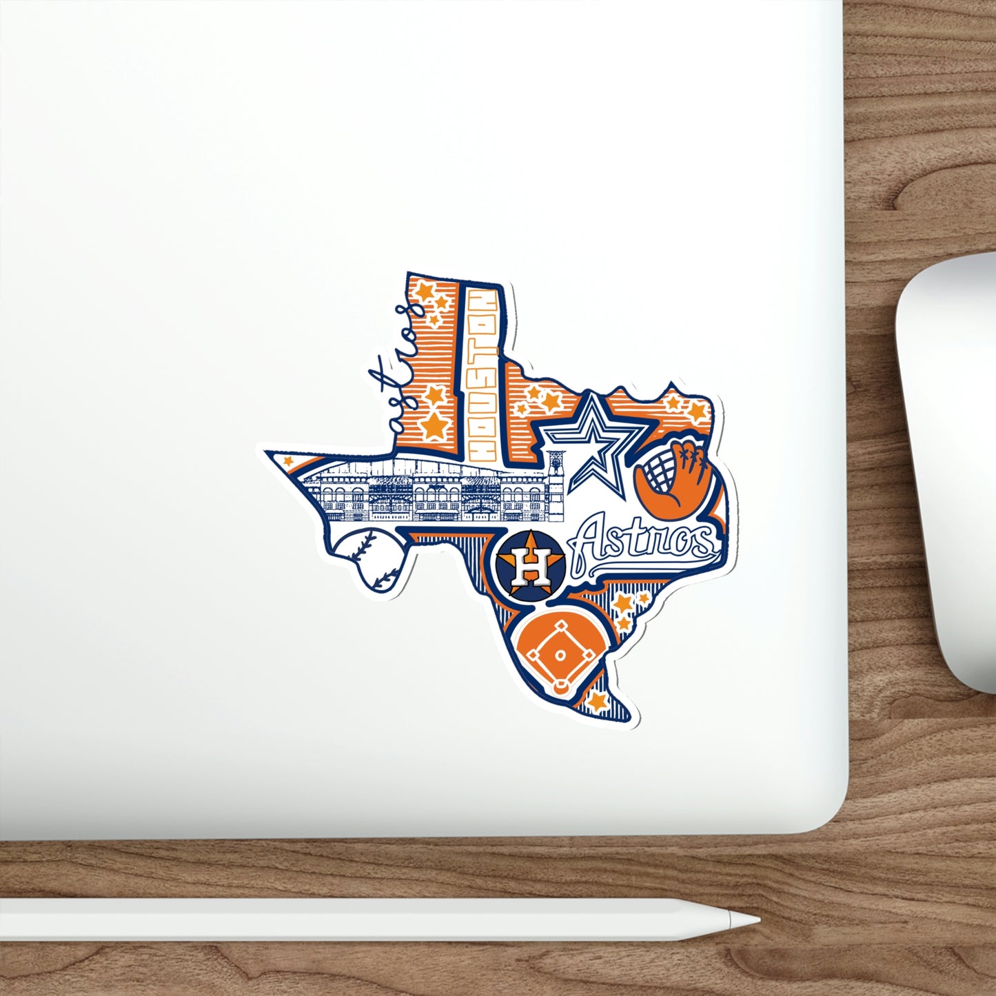 Houston Astros World Series Champions Baseball | Die-Cut Stickers