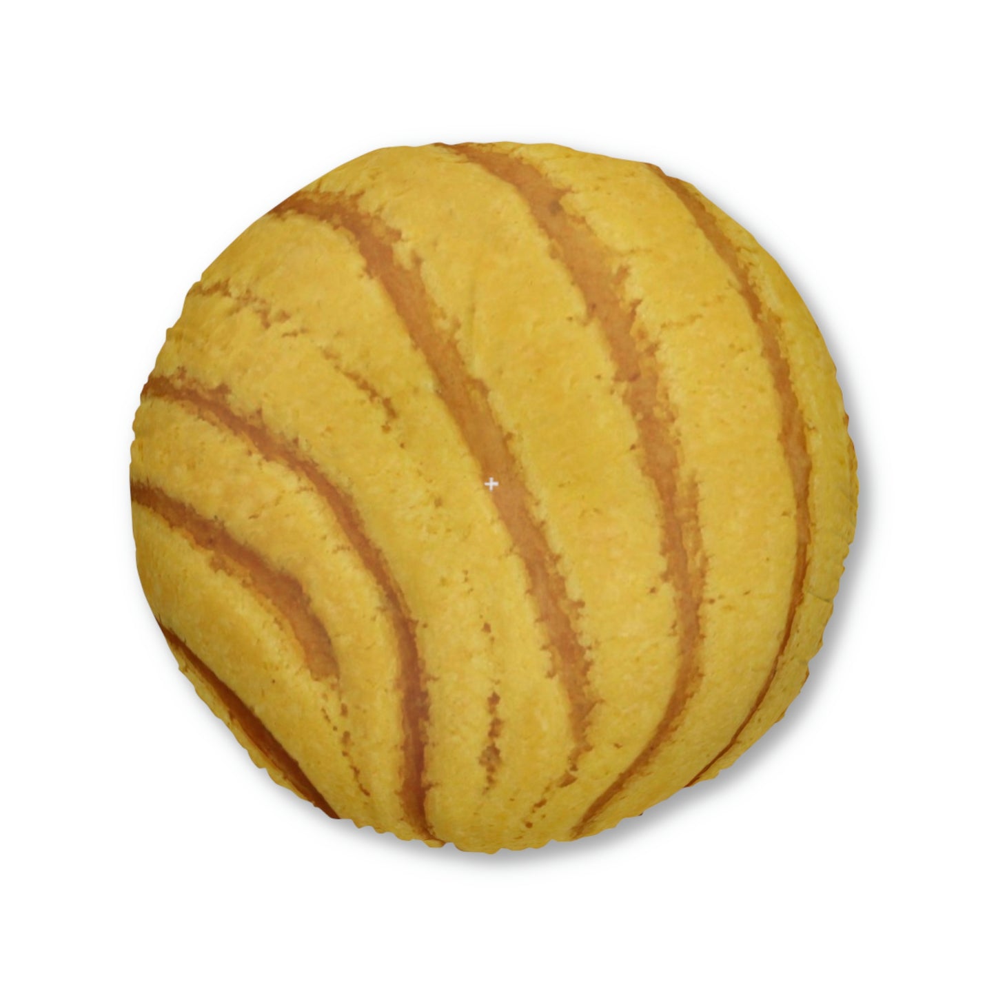 Yellow Concha Tufted Floor Pillow, Round