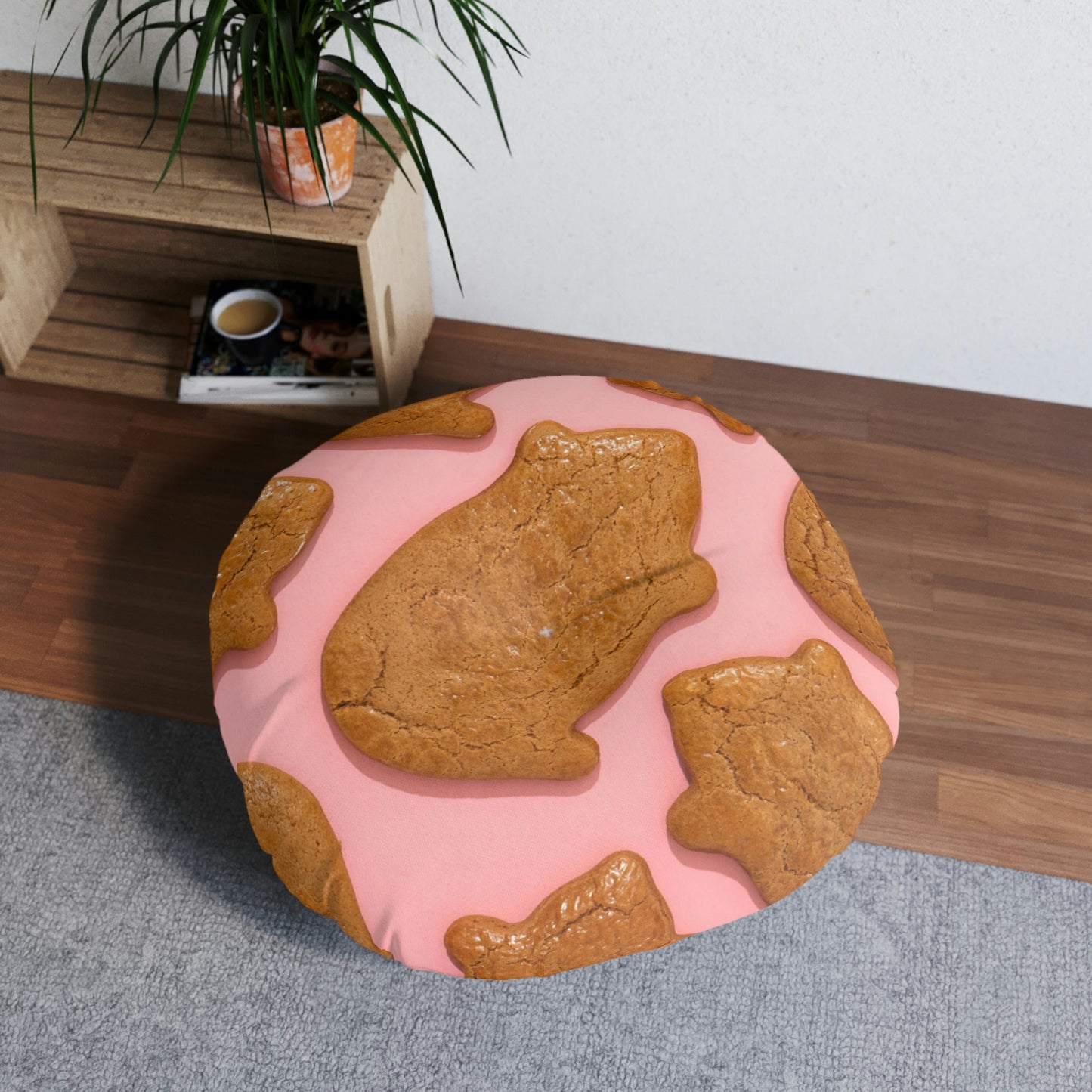 Marranito Tufted Floor Pillow, Round