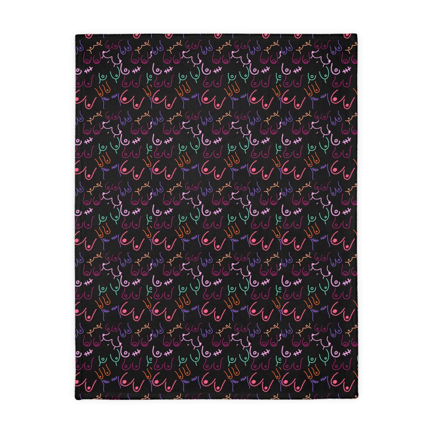 Titties | Velveteen Plush Blanket