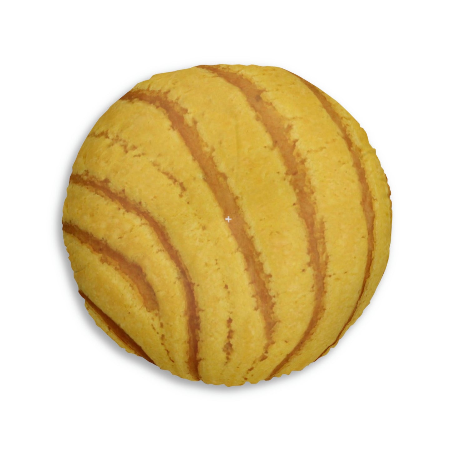 Yellow Concha Tufted Floor Pillow, Round