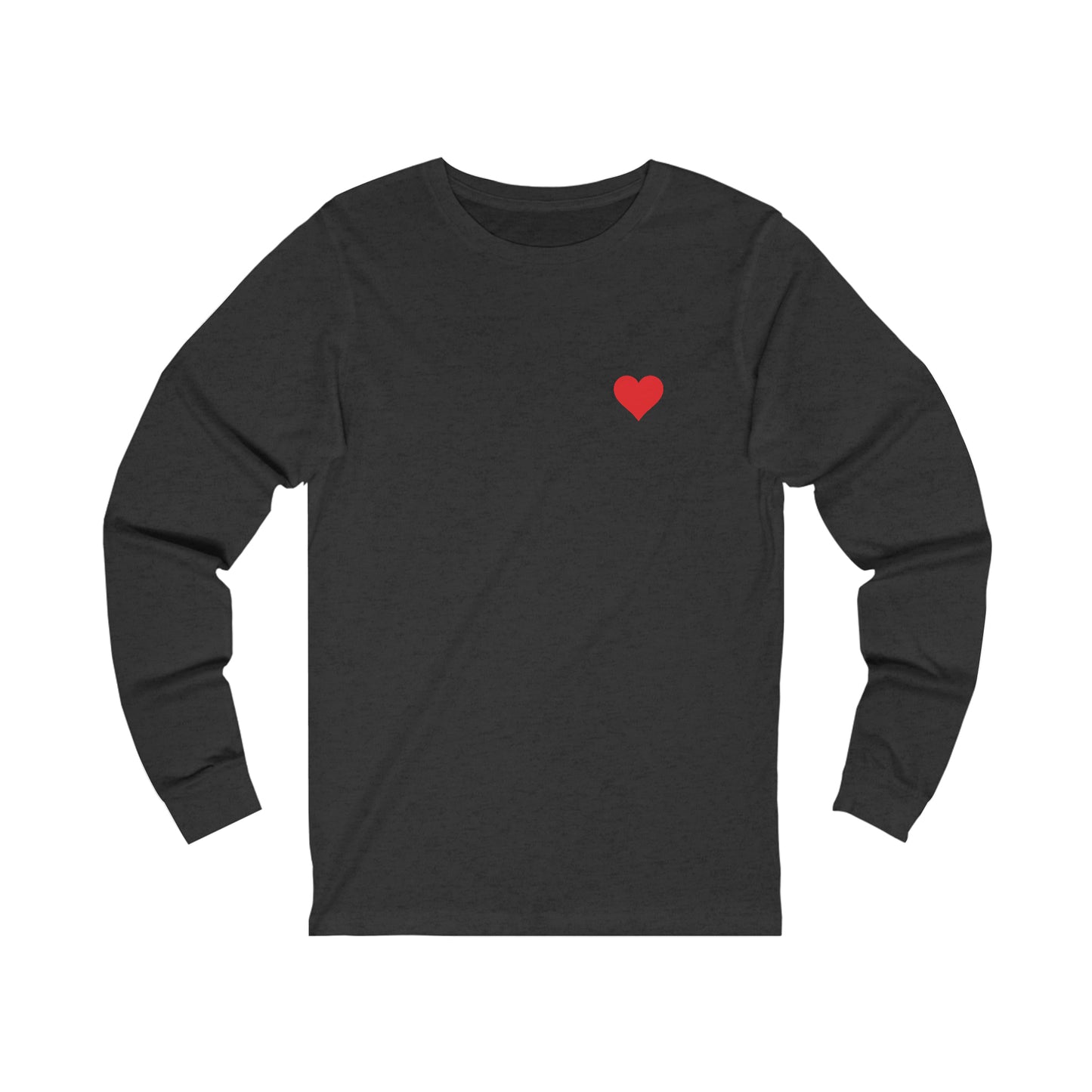 Heart Lover Girl Valentines Day Unisex Jersey Long Sleeve Tee