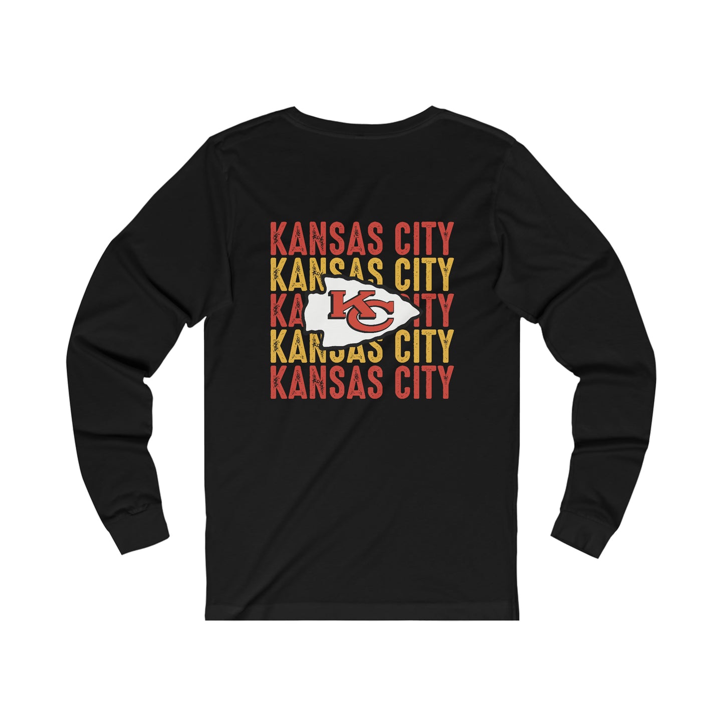 Kansas Football Unisex Jersey Long Sleeve Tee