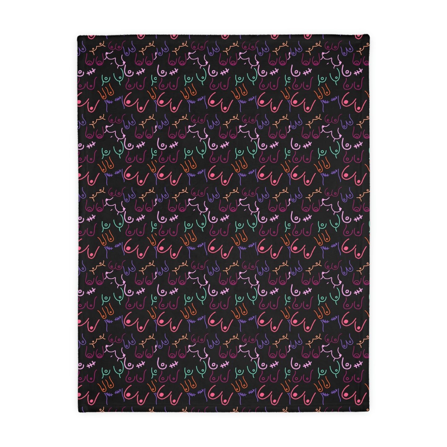 Titties | Velveteen Plush Blanket