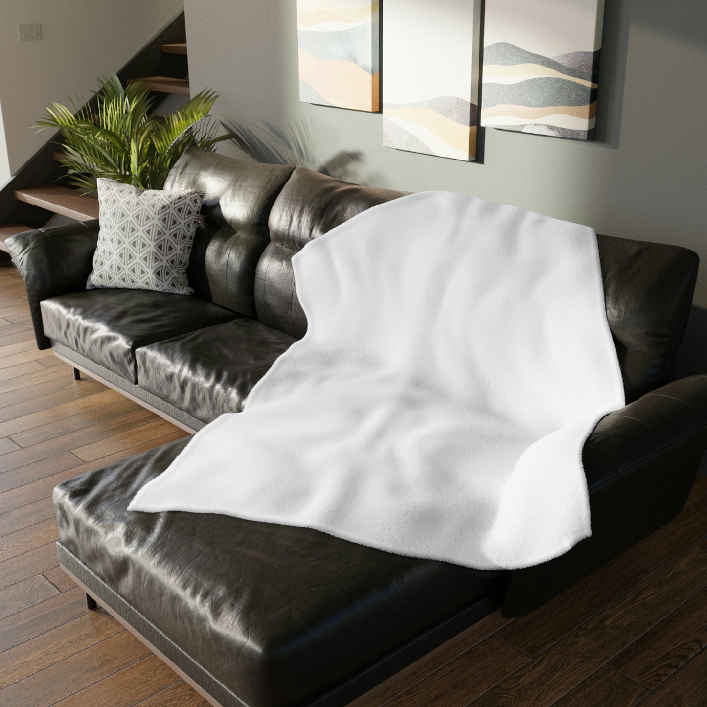 Kansas Football Velveteen Minky Throw Blanket