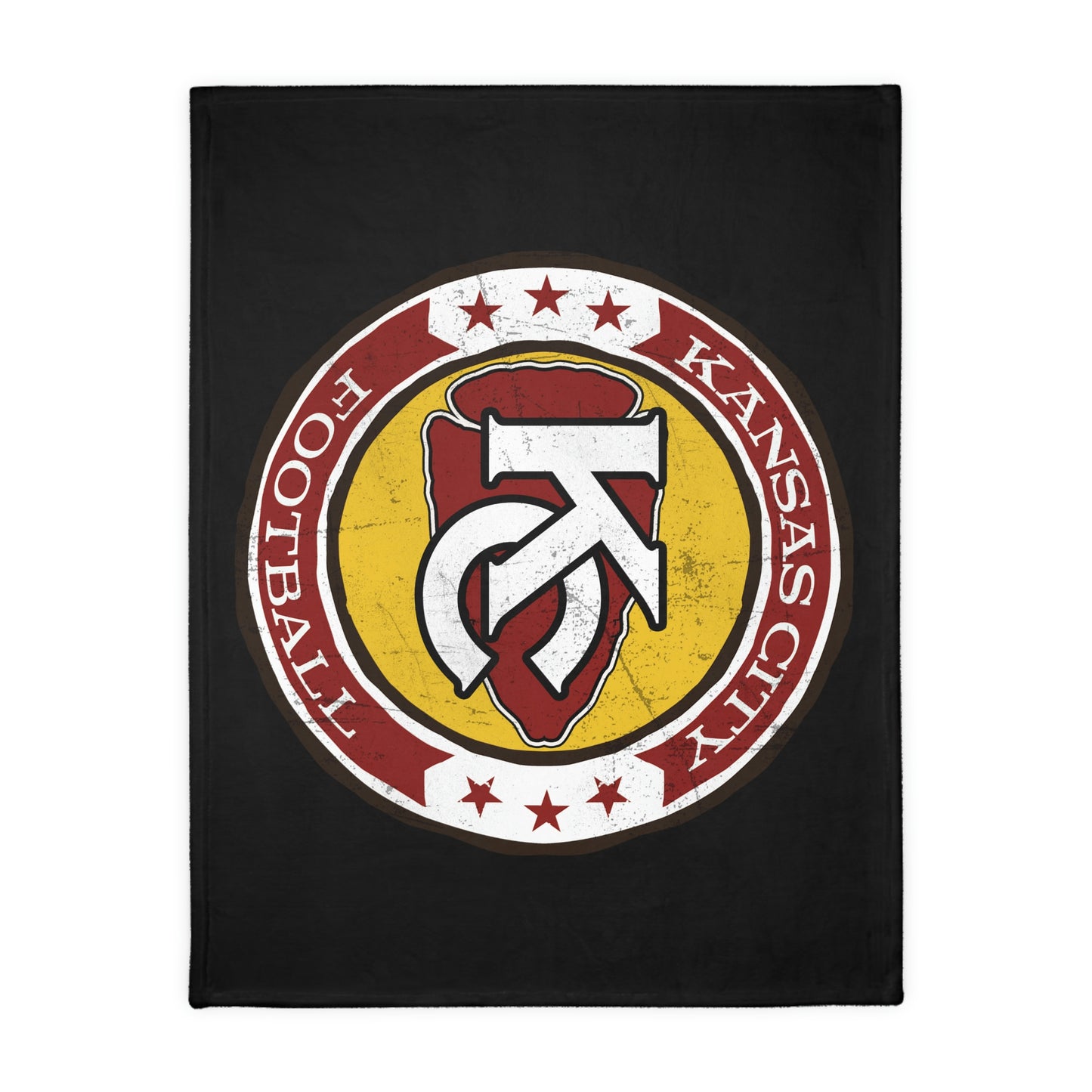 Kansas Football | Velveteen Plush Blanket