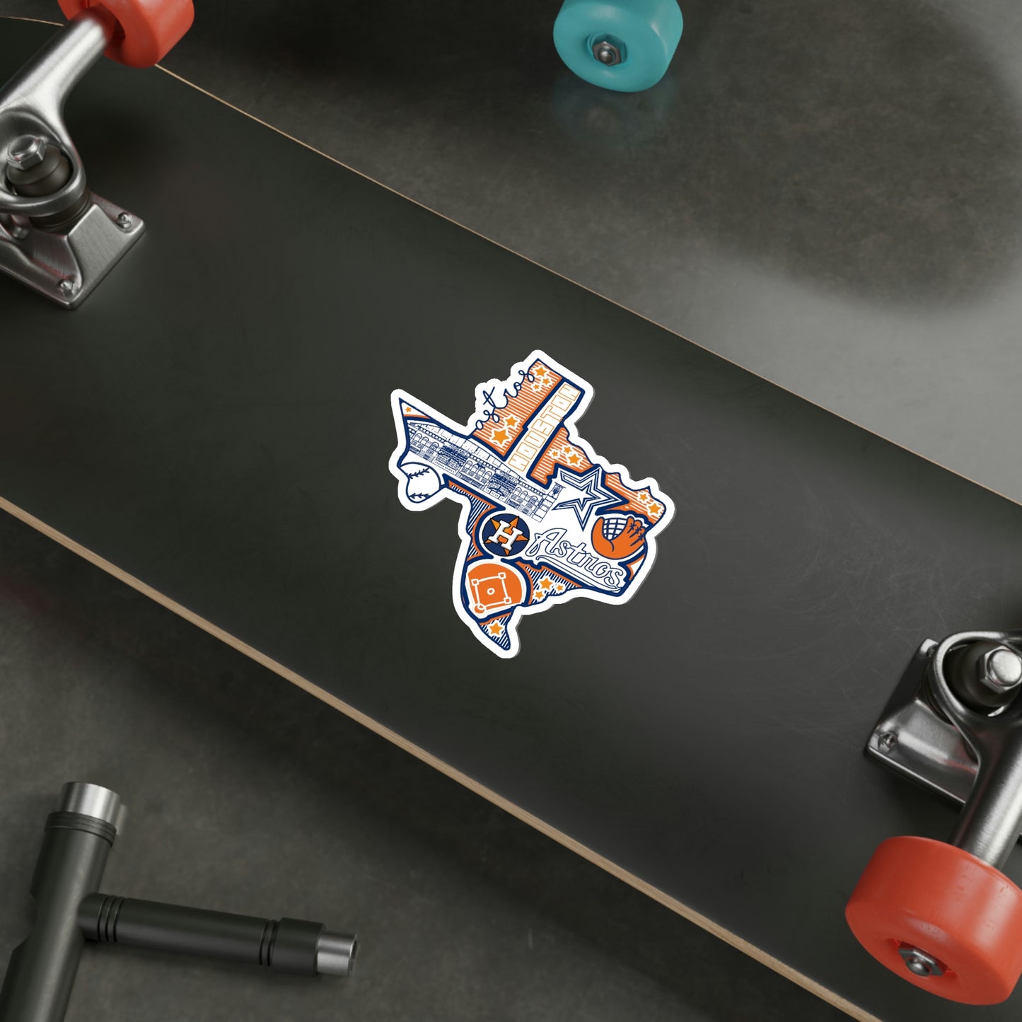 Houston Astros World Series Champions Baseball | Die-Cut Stickers