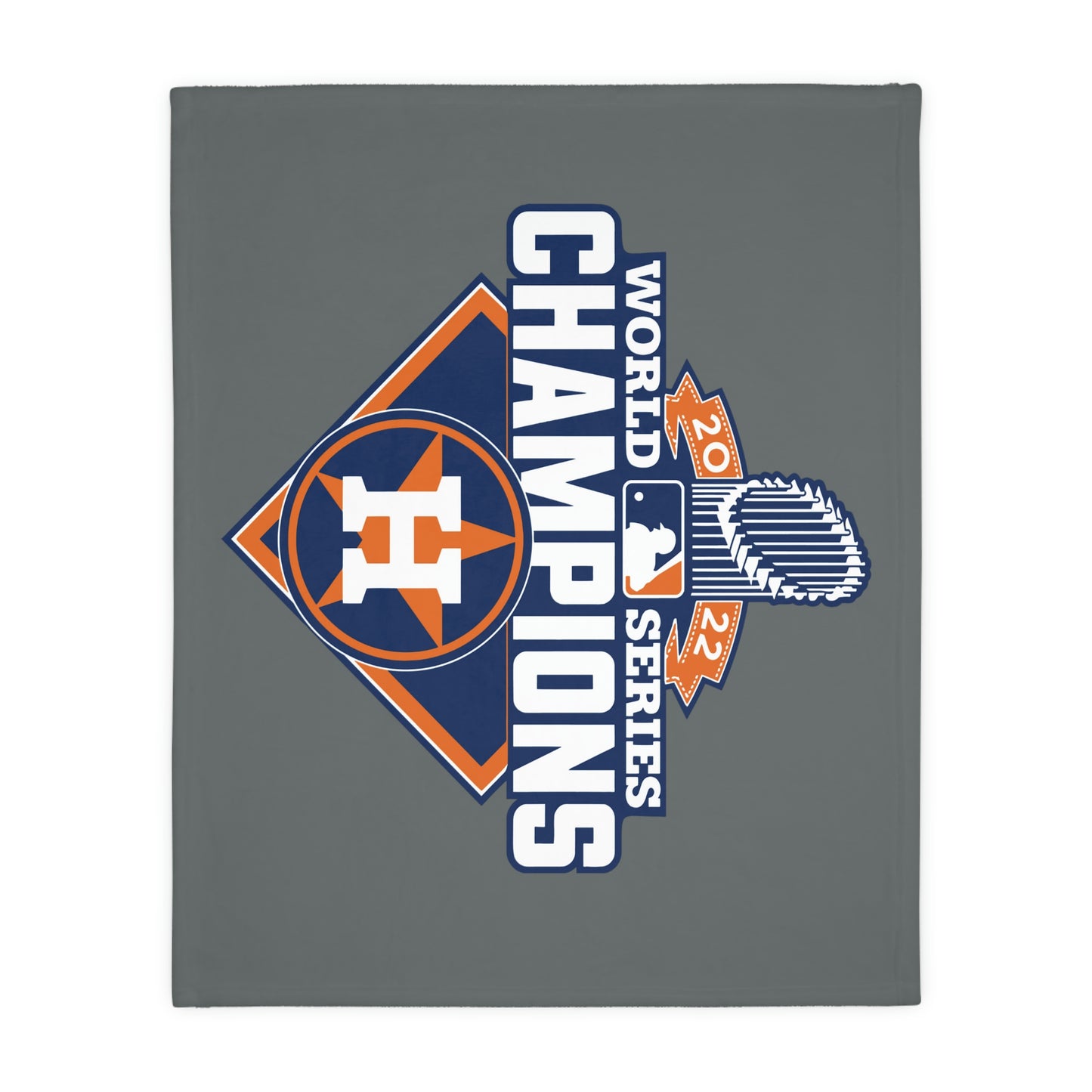 Houston World Series Champions Baseball | Velveteen Plush Blanket