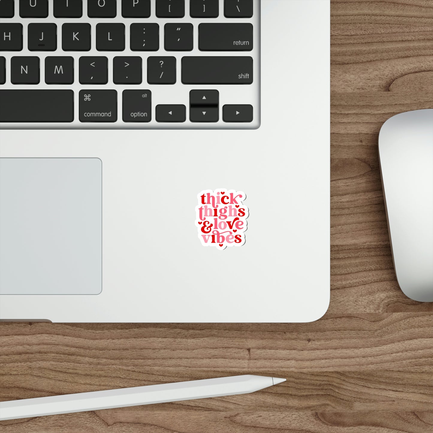 Thick Thighs Love Vibes | Die-Cut Vinyl Stickers