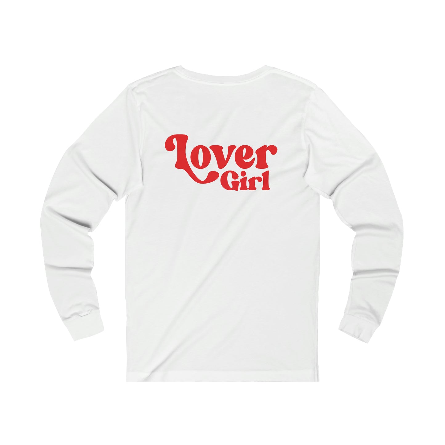 Heart Lover Girl Valentines Day Unisex Jersey Long Sleeve Tee