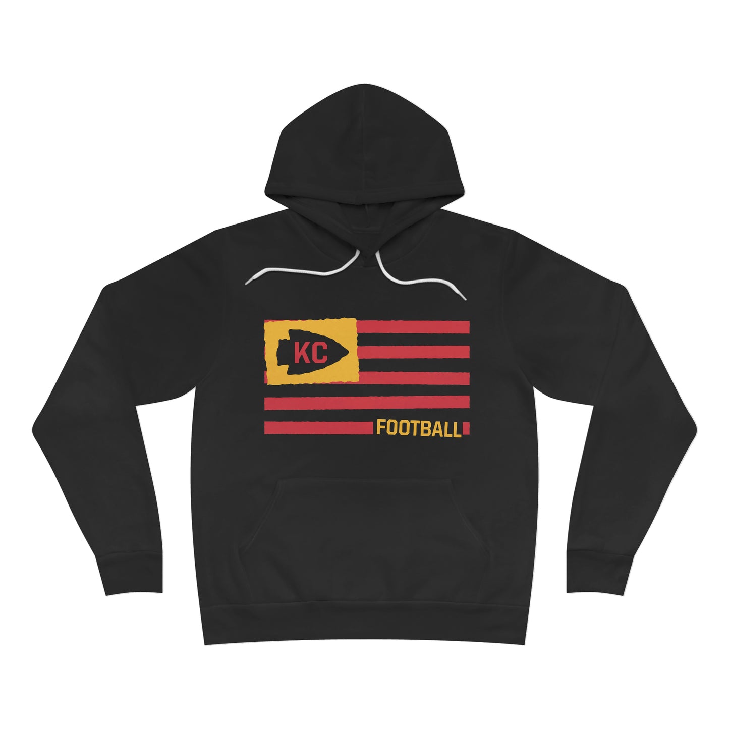 Kansas City Chiefs Football Unisex Sponge Fleece Pullover Hoodie