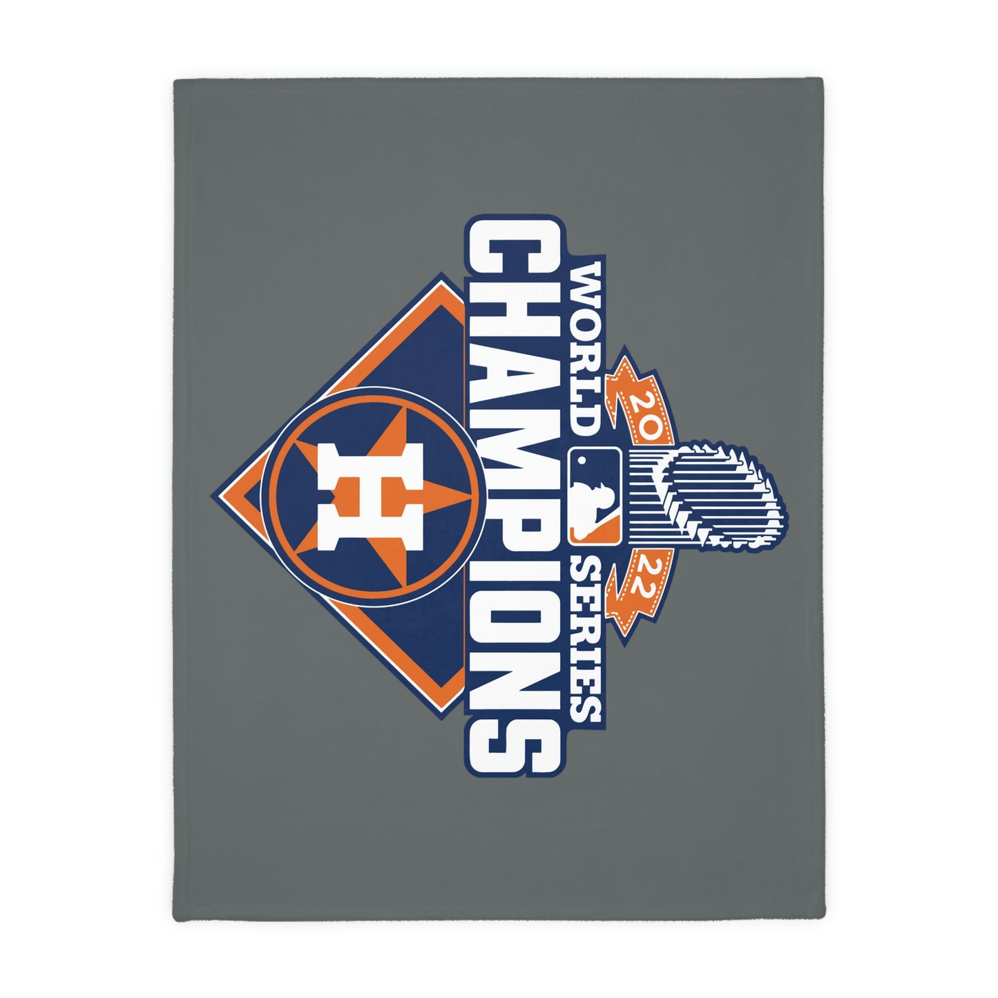 Houston World Series Champions Baseball | Velveteen Plush Blanket