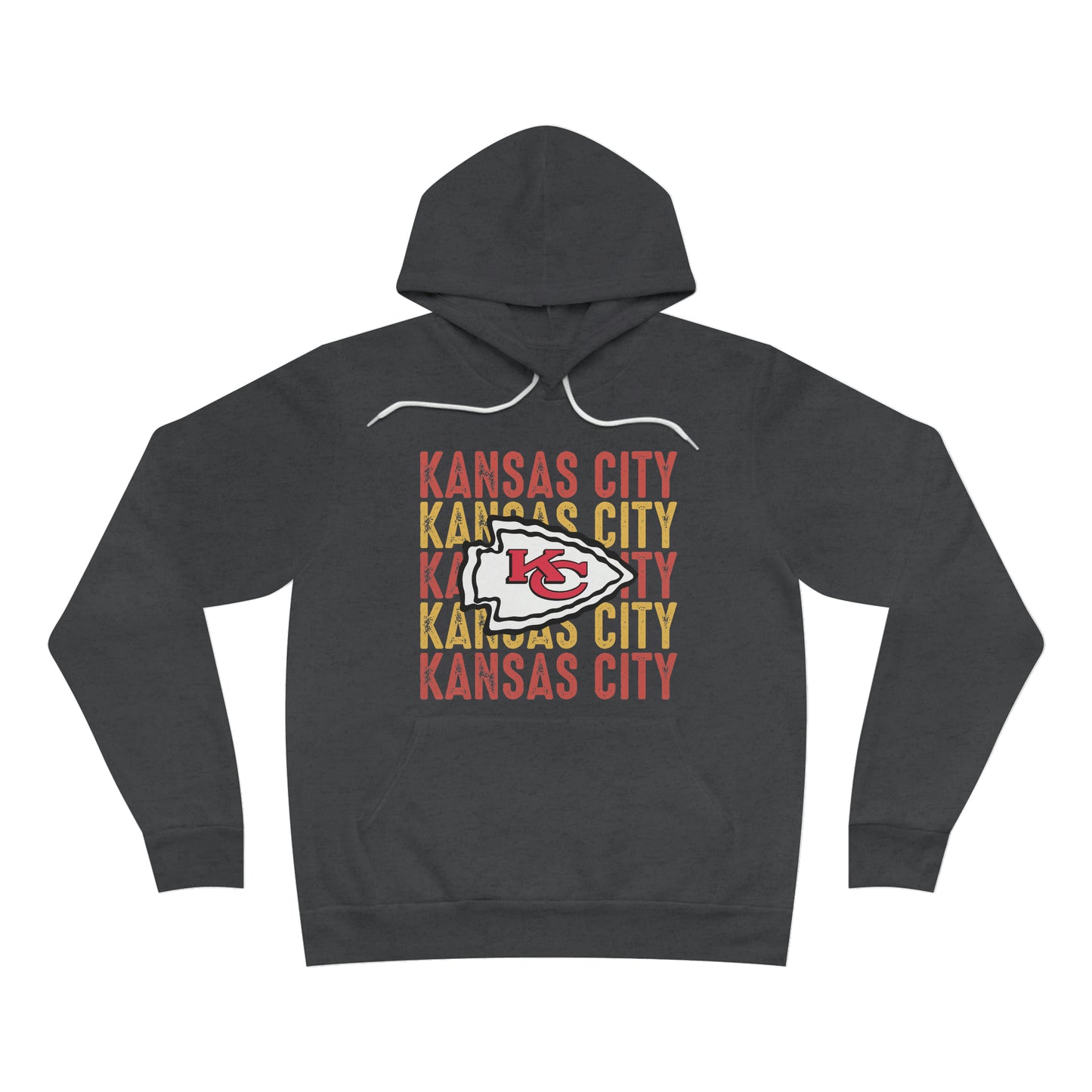 Kansas Football Unisex Sponge Fleece Pullover Hoodie