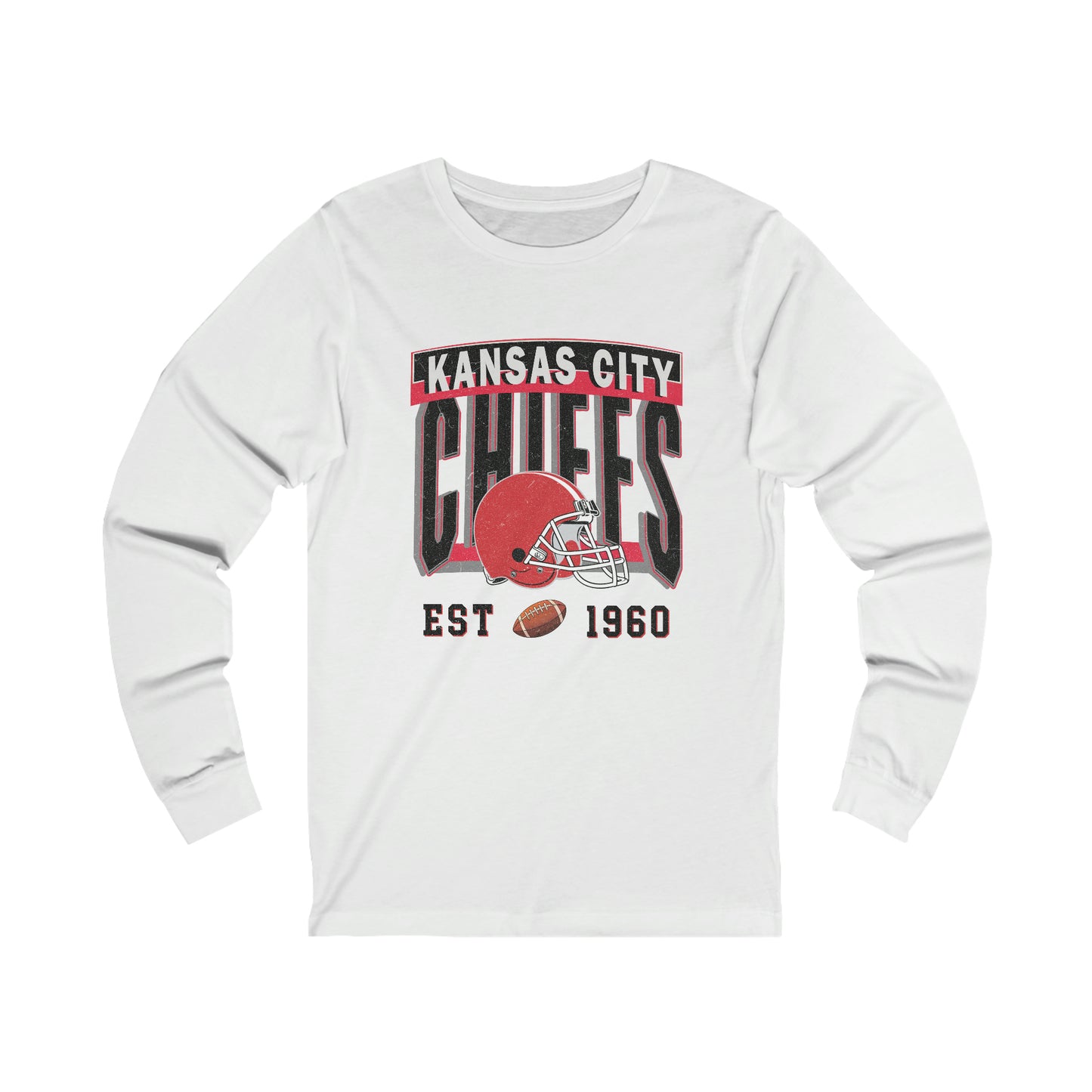 Kansas Football Unisex Jersey Long Sleeve Tee