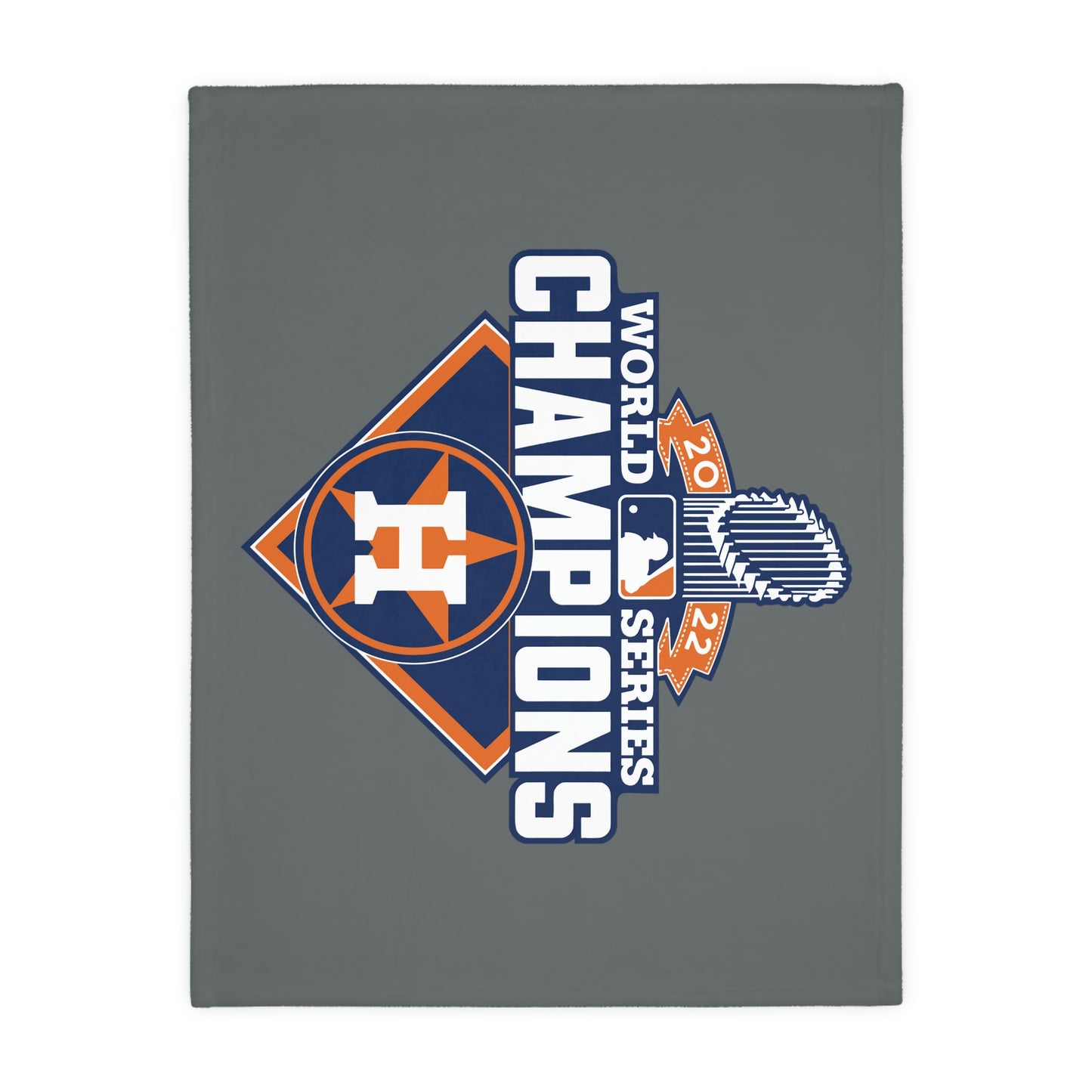 Houston World Series Champions Baseball | Velveteen Plush Blanket