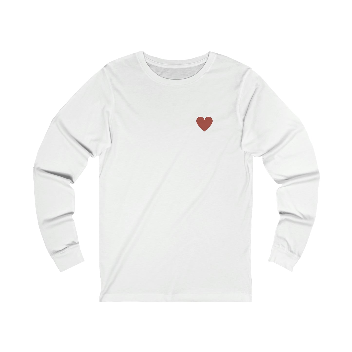 Heart Self Love Club Valentines Day Unisex Jersey Long Sleeve Tee