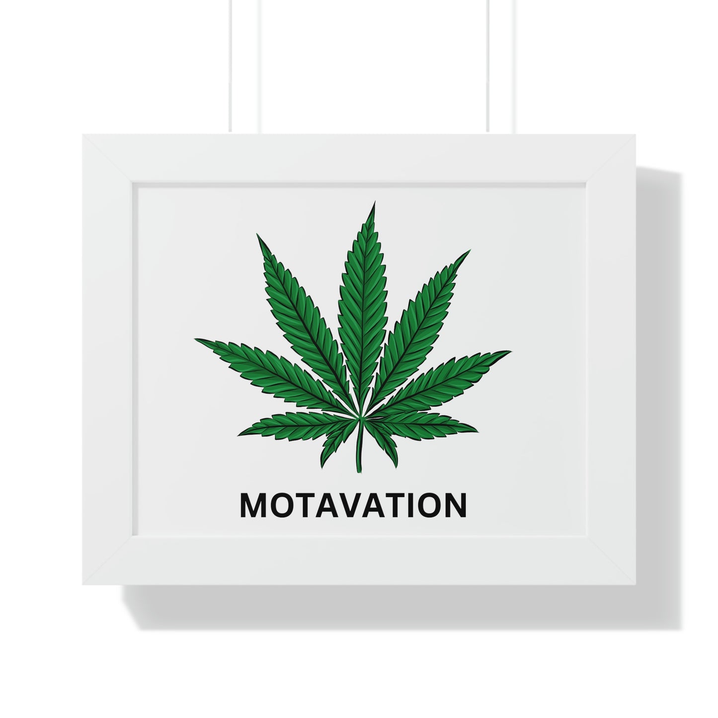 Motavation Framed Horizontal Poster