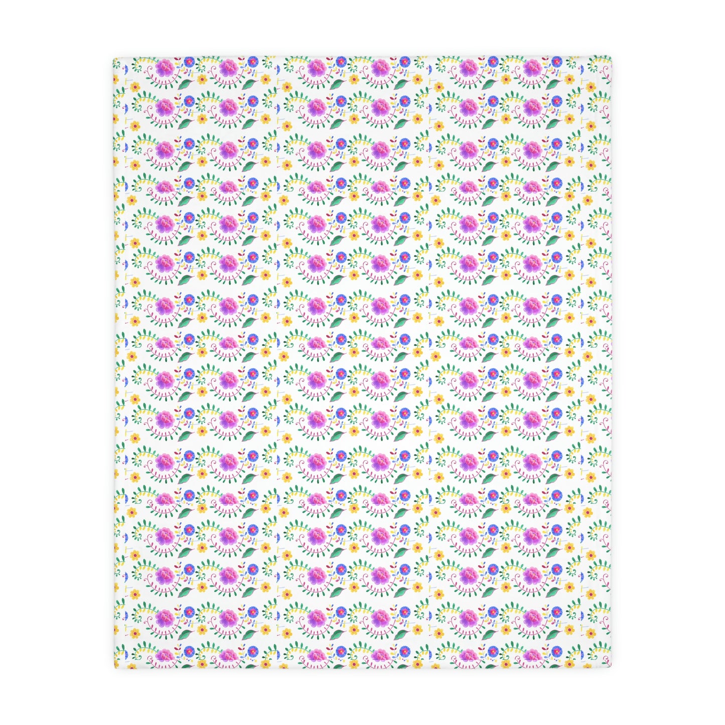 Floral | Velveteen Plush Blanket