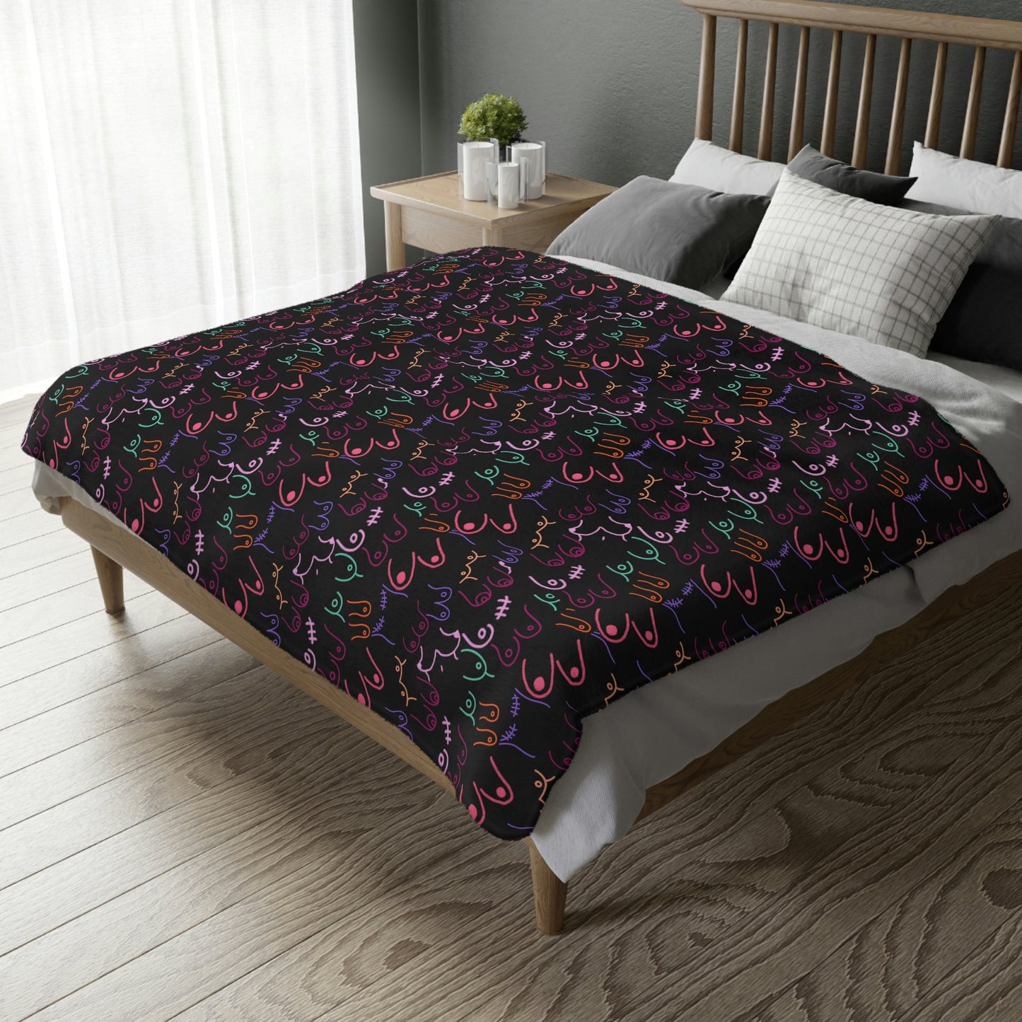 Titties | Velveteen Plush Blanket
