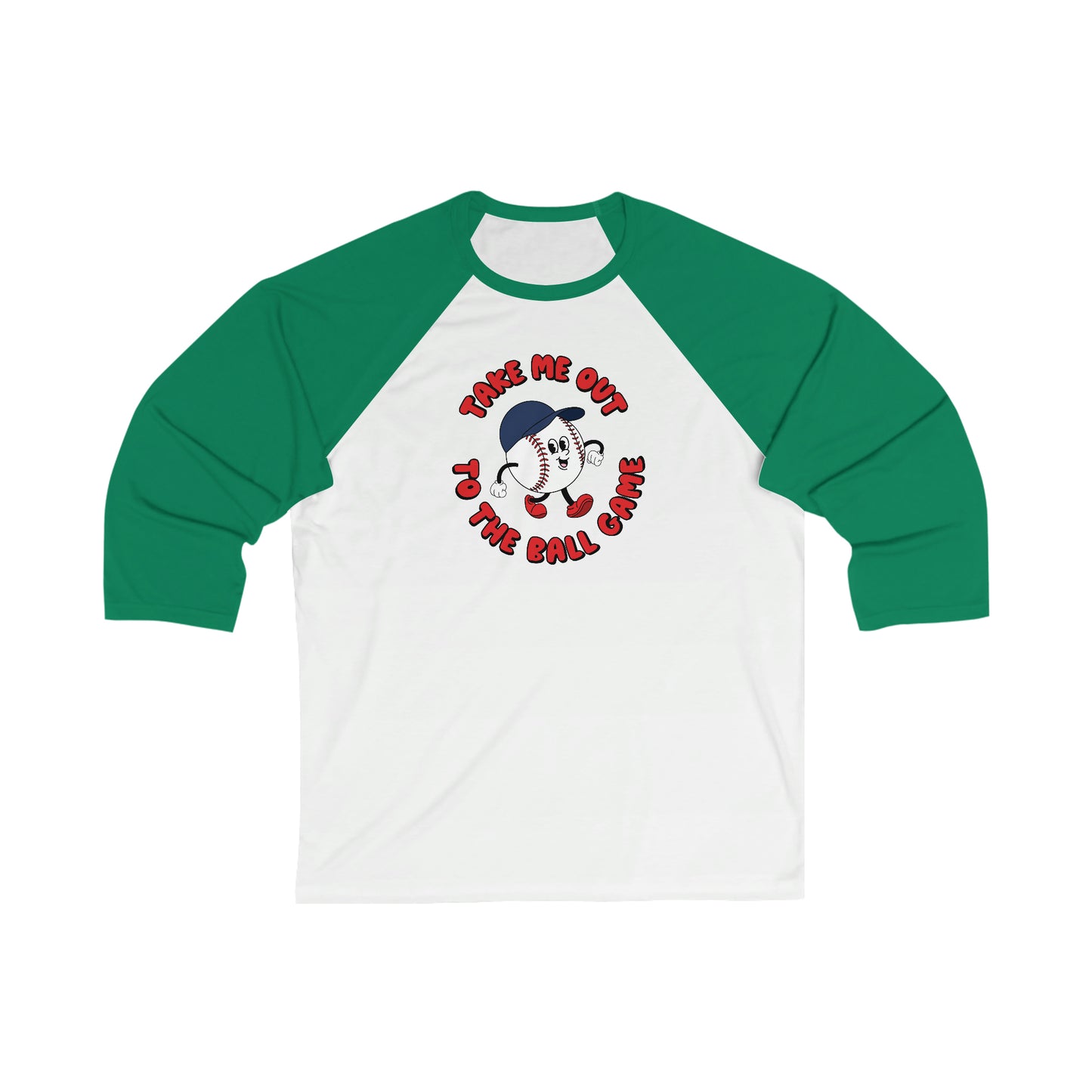 Retro Inspired Ball Game Baseball Unisex Ringer Tee