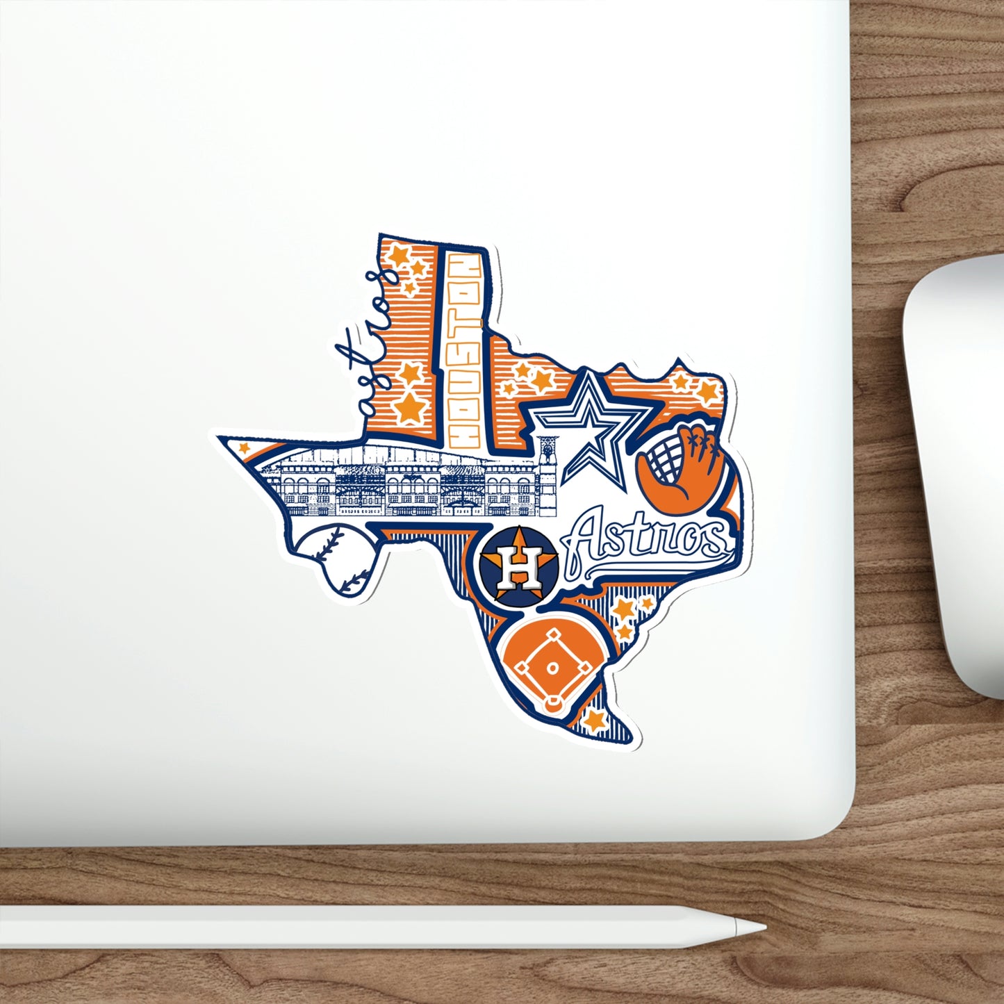 Houston Astros World Series Champions Baseball | Die-Cut Stickers