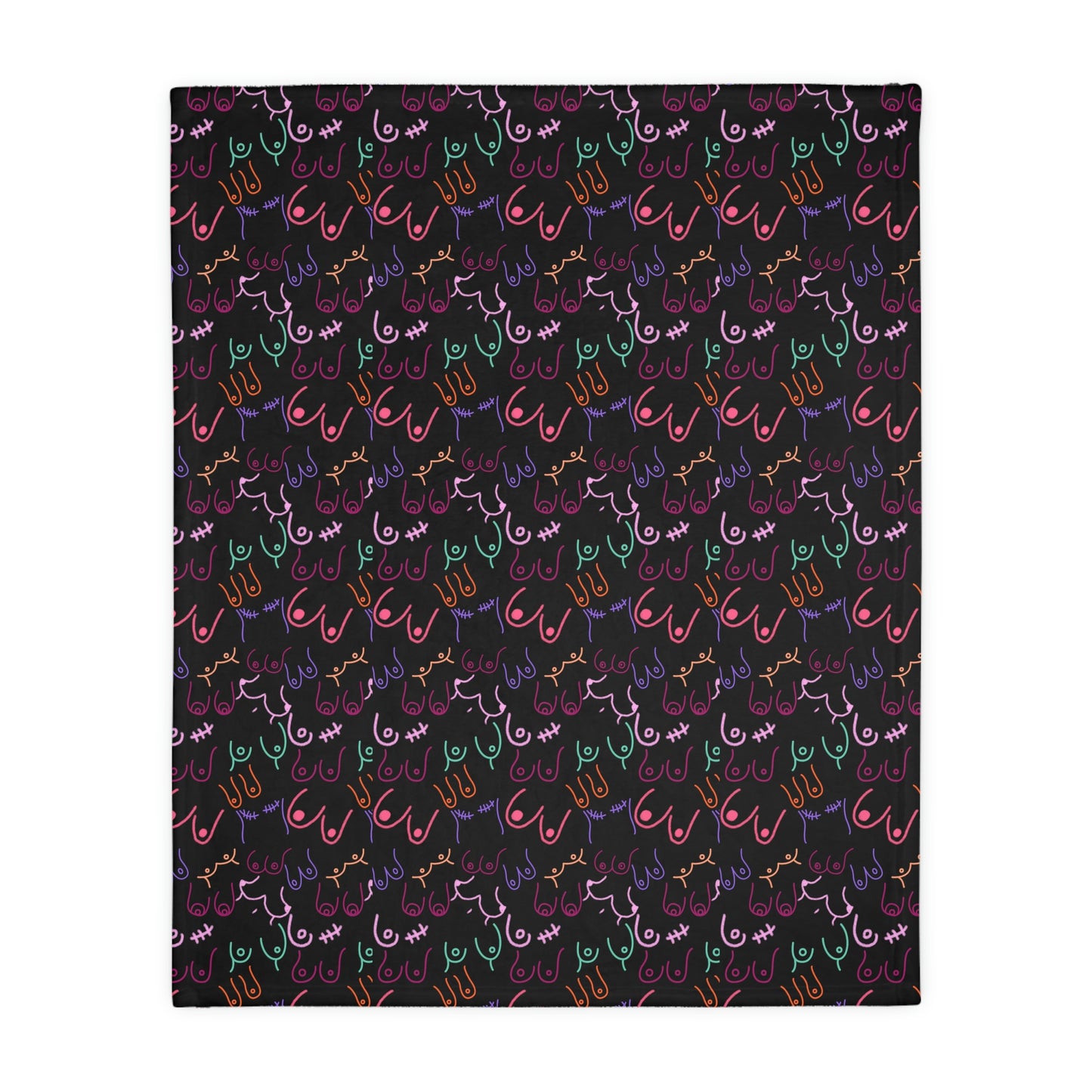 Titties | Velveteen Plush Blanket