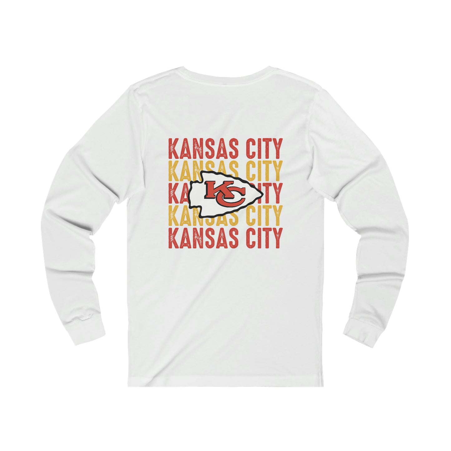 Kansas Football Unisex Jersey Long Sleeve Tee