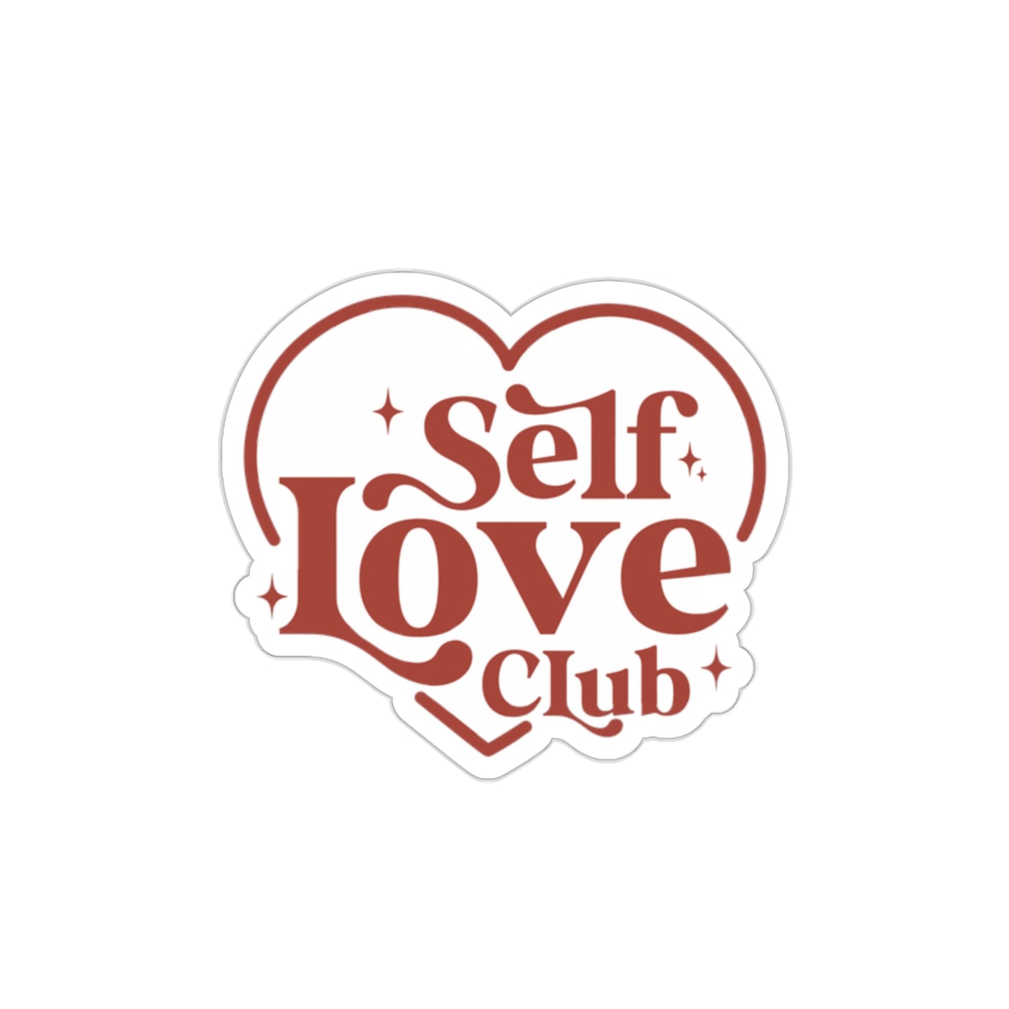 Self Love Club | Die-Cut Vinyl Stickers