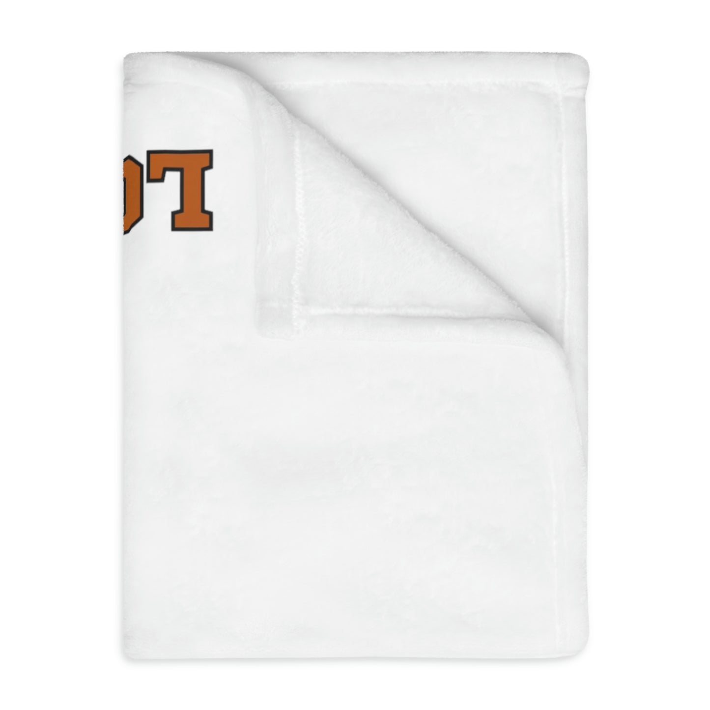Longhorns Velveteen Minky Throw Blanket