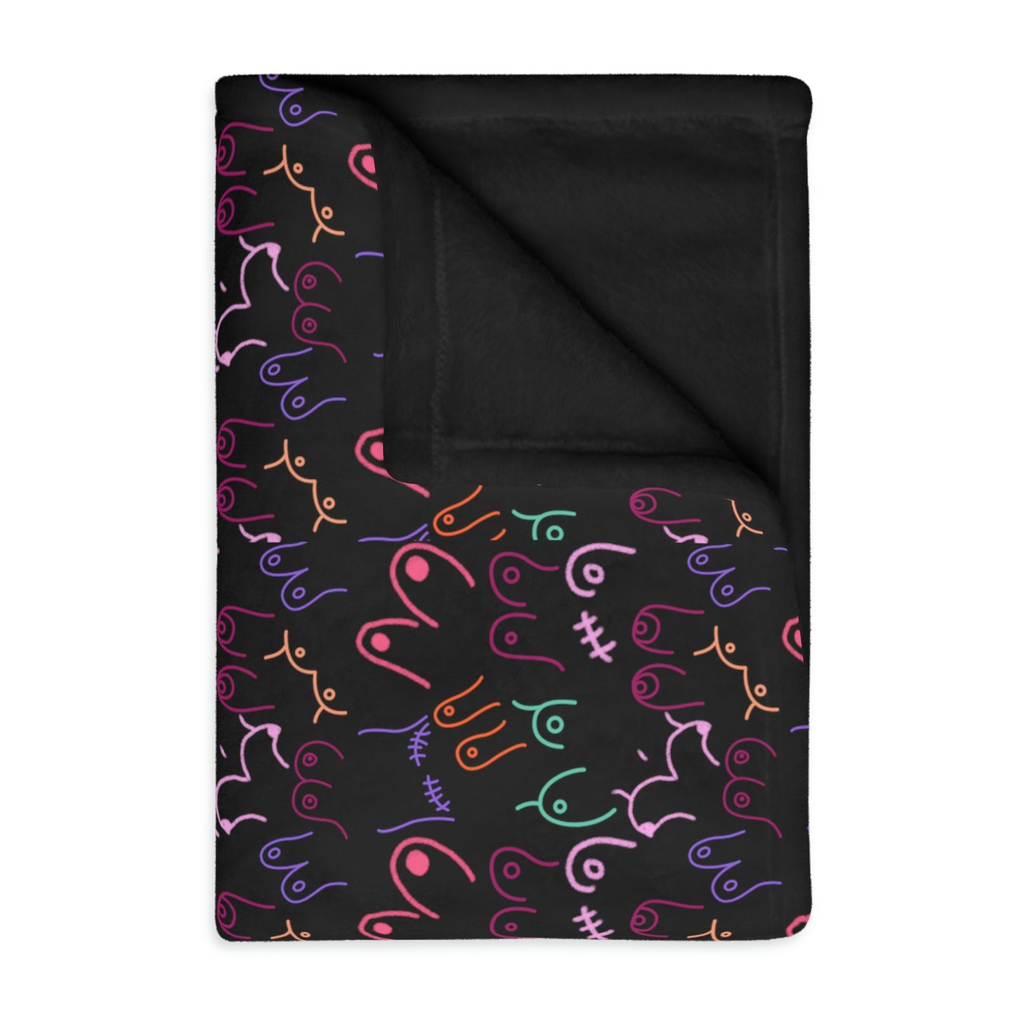 Titties | Velveteen Plush Blanket