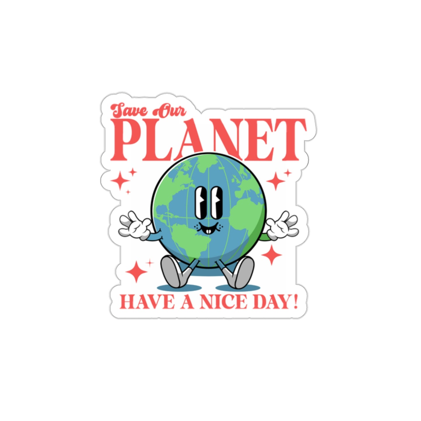 Save Our Planet | Die-Cut Vinyl Stickers