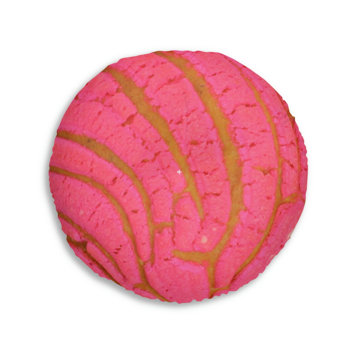Pink Concha Tufted Floor Pillow, Round