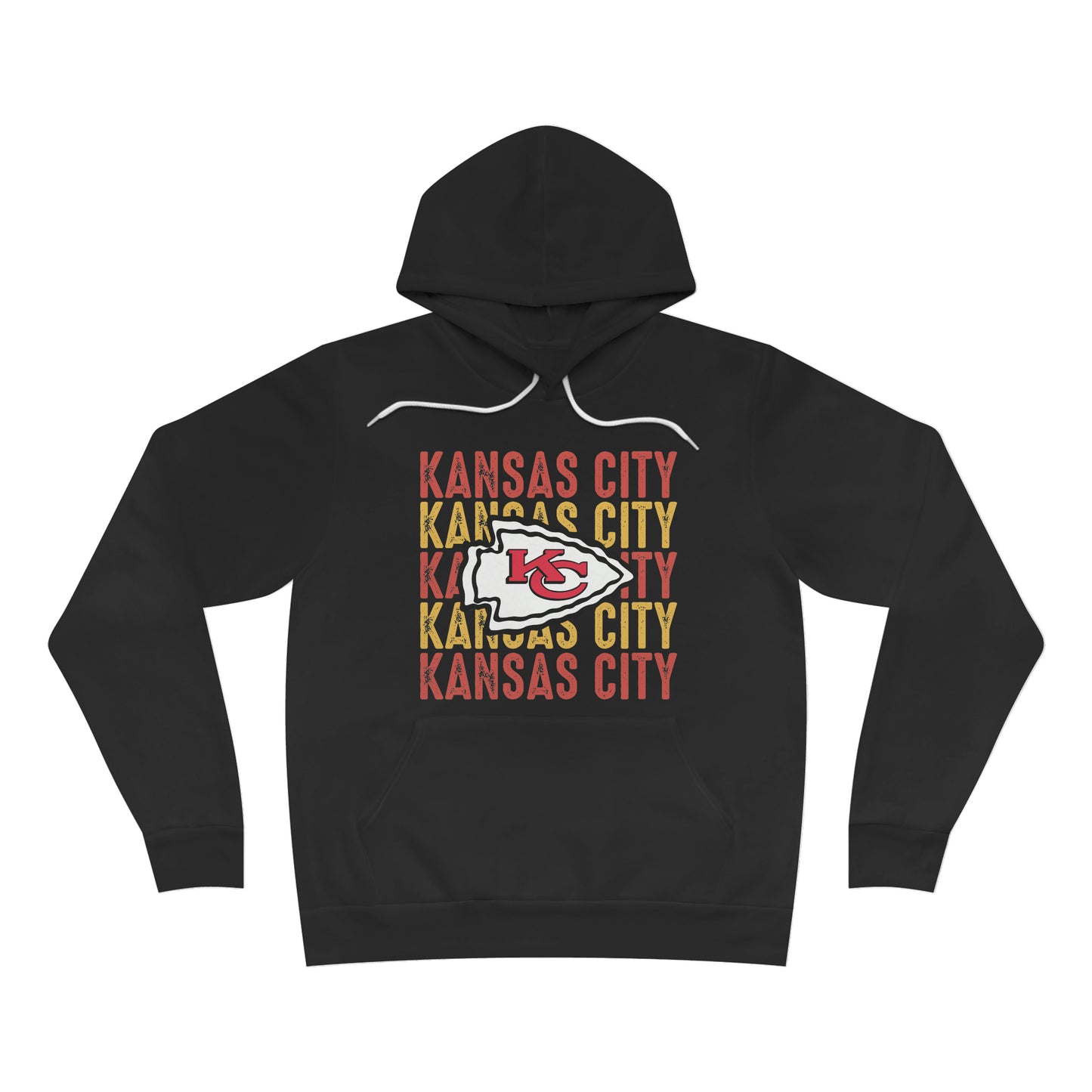 Kansas Football Unisex Sponge Fleece Pullover Hoodie