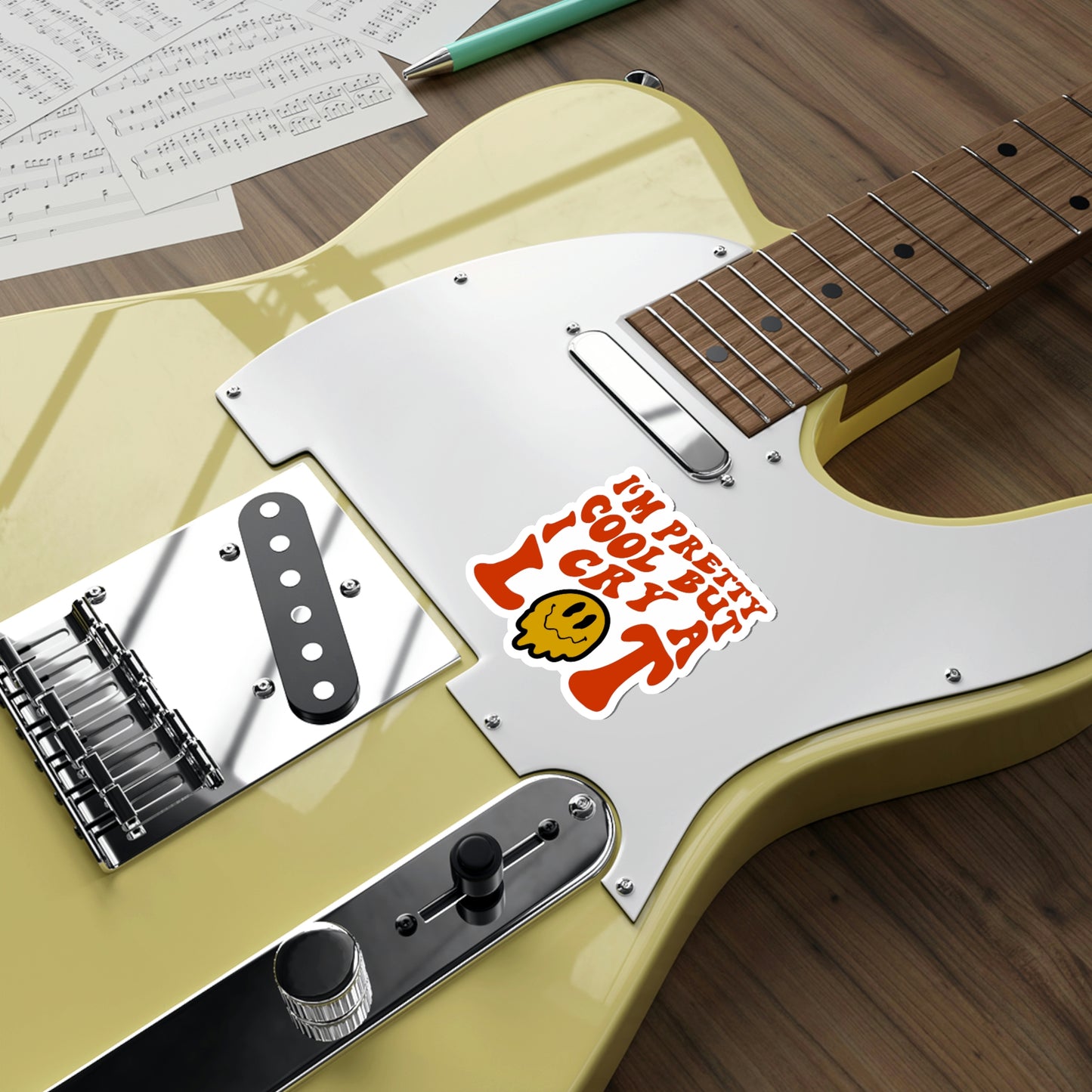 I’m Pretty Cool but… | Die-Cut Vinyl Stickers