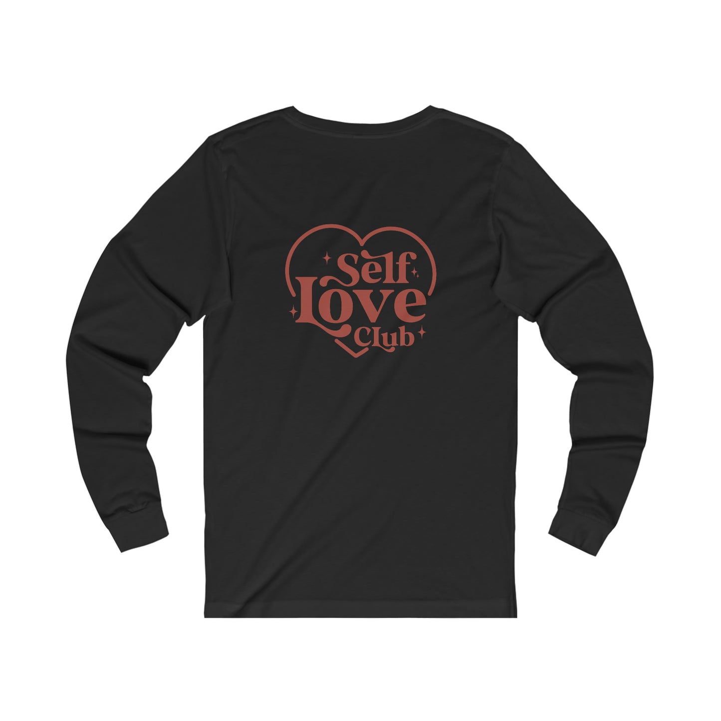 Heart Self Love Club Valentines Day Unisex Jersey Long Sleeve Tee
