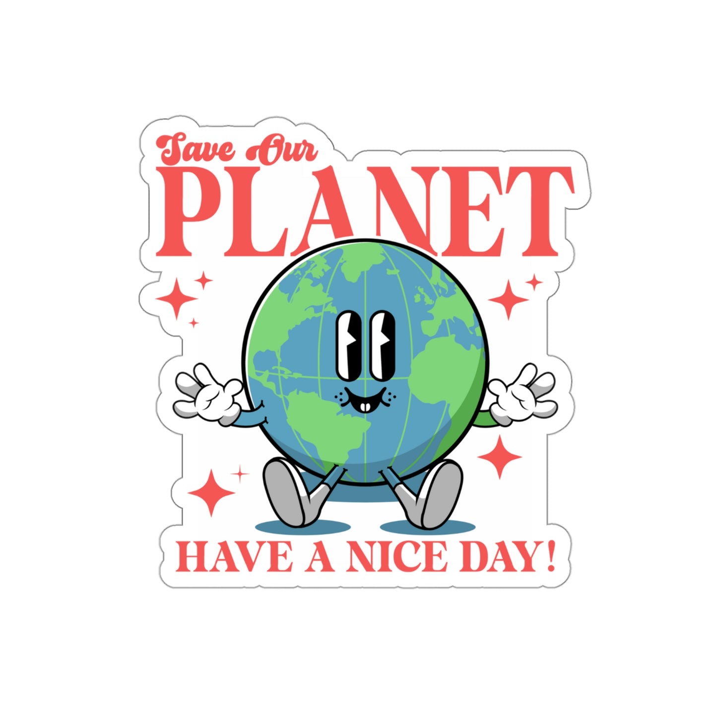 Save Our Planet | Die-Cut Vinyl Stickers