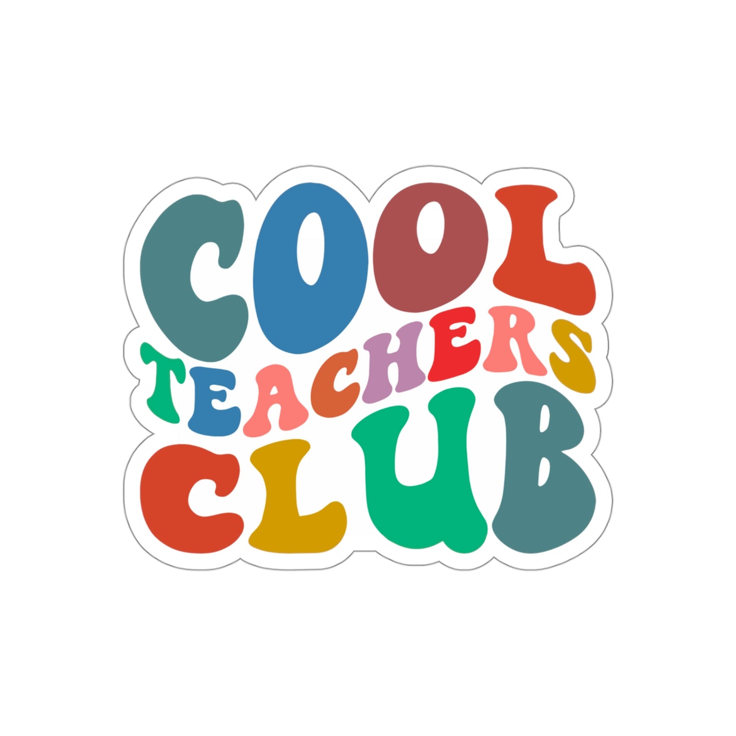 Cool Teachers Club | Die-Cut Vinyl Stickers