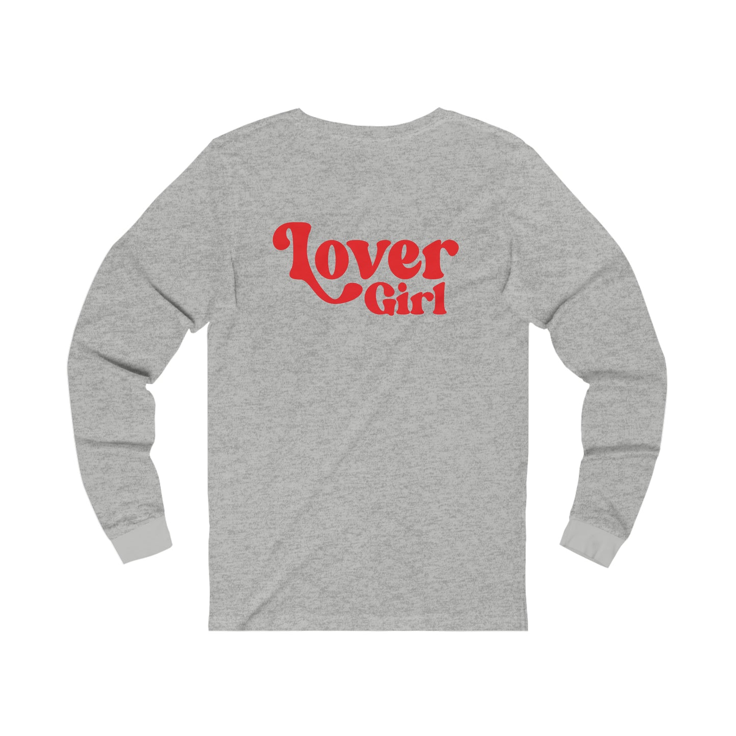 Heart Lover Girl Valentines Day Unisex Jersey Long Sleeve Tee