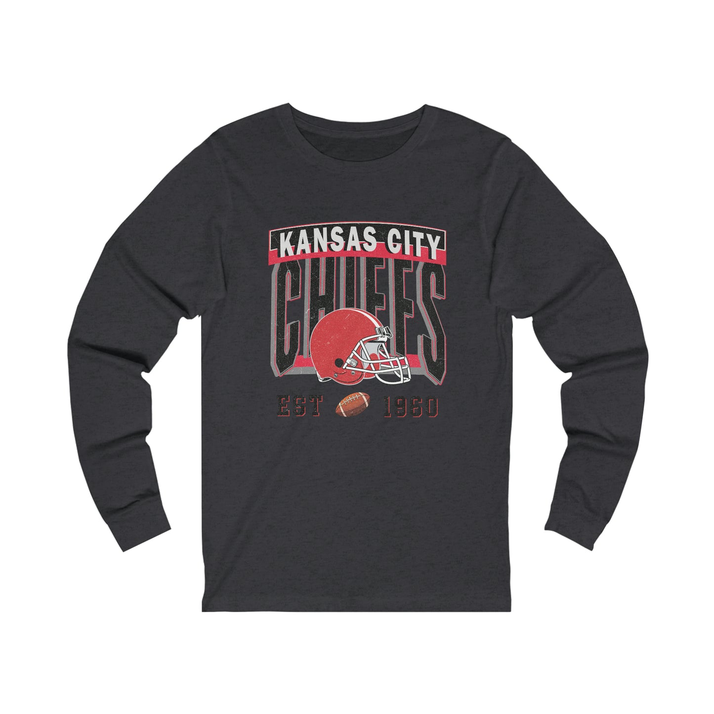 Kansas Football Unisex Jersey Long Sleeve Tee