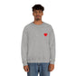 Heart Lover Boy Valentines Day Unisex Heavy Blend Crewneck Sweatshirt Front/Back Print