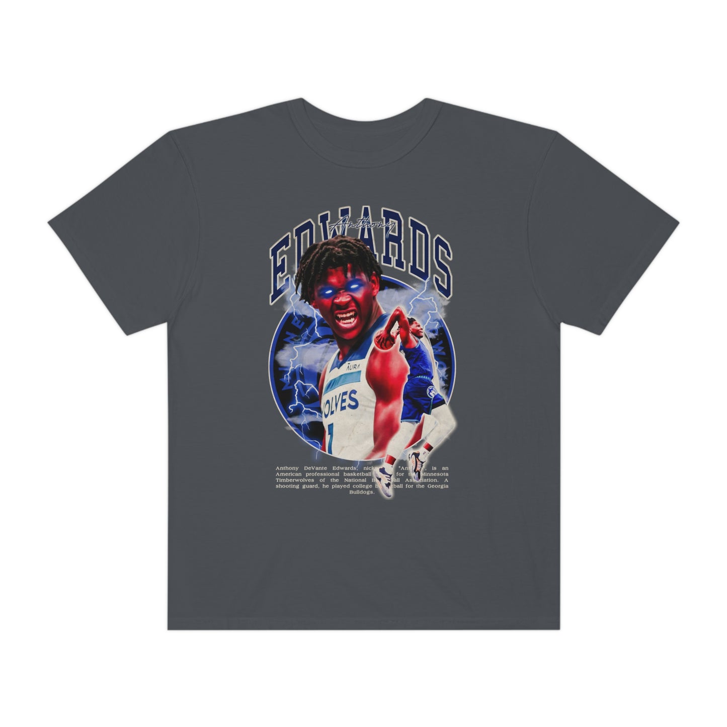 Edwards Timberwolves Basketball Unisex Garment-Dyed T-shirt